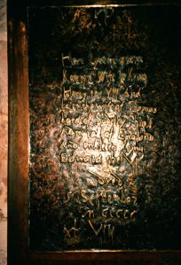 Plaque Queen Katherine