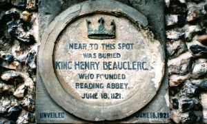 Reading Abbey King Henry Plaque